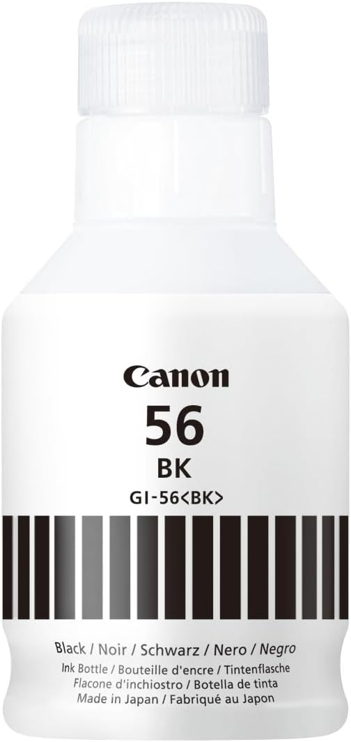 Garrafa de Tinta Original Canon GI-56/ Preto