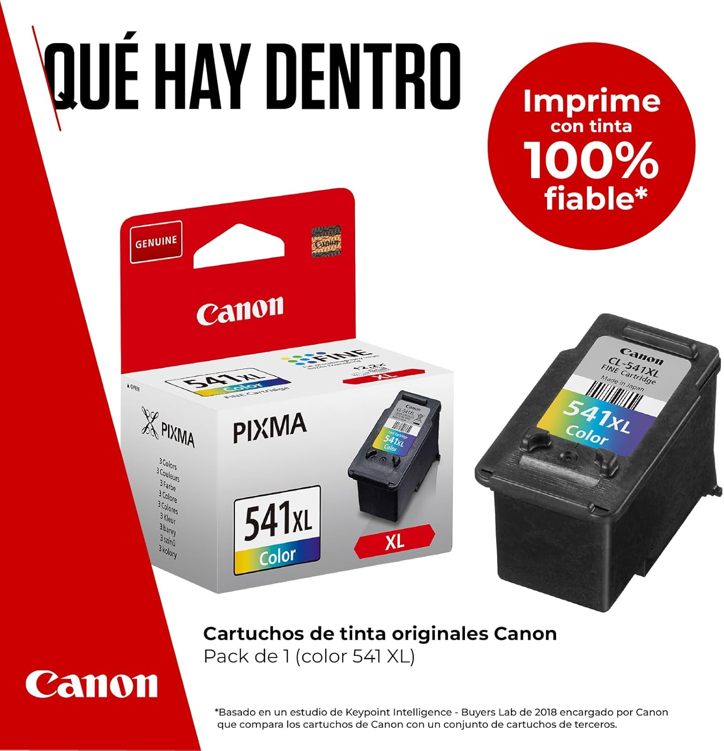 Tinteiro Original Canon CL-541XL Alta Capacidade/ Tricolor - Imagem 2