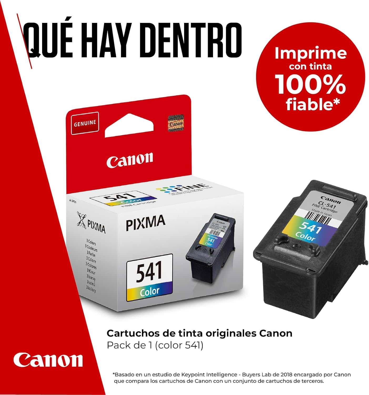 Tinteiro Original Canon CL-541/ Tricolor - Imagem 2