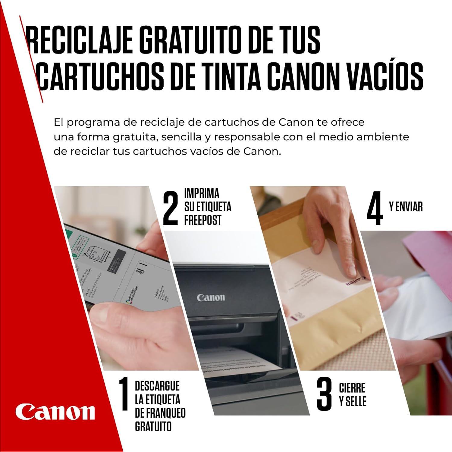 Tinteiro Original Canon CLI-581XXL Multipack Alta Capacidade/ Ciano/ Magenta/ Amarelo/ Preto - Imagem 8