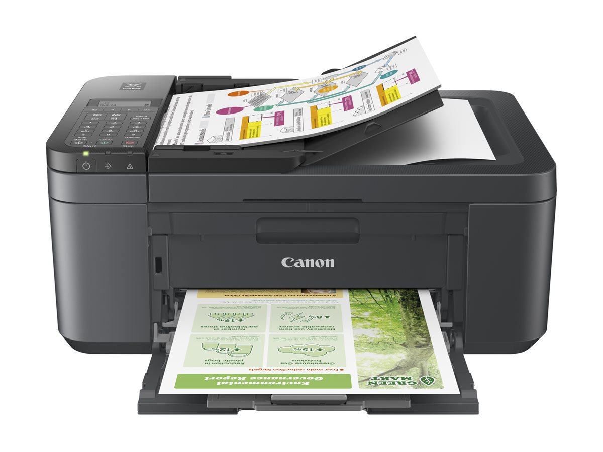 Multifunções Fotográfica Canon PIXMA TR4755i WiFi/ Duplex/ Fax/ Preto - Imagem 2