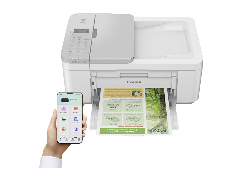 Multifunções Fotográfica Canon PIXMA TR4756i WiFi/ Duplex/ Fax/ Branca - Imagem 3