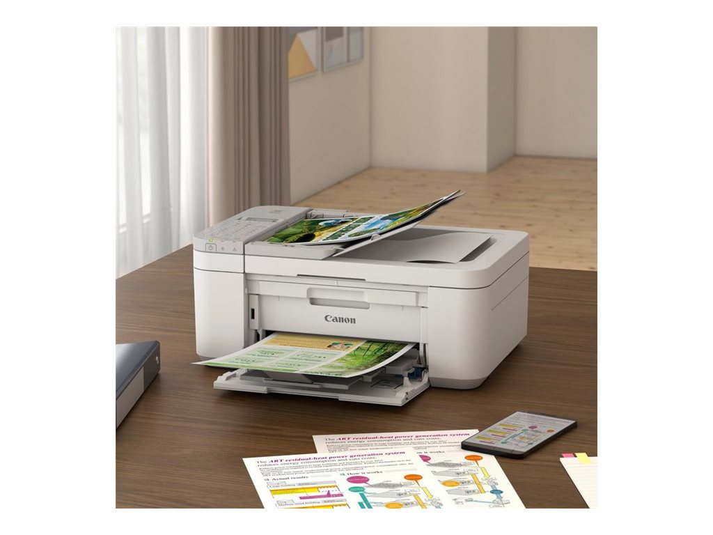 Multifunções Fotográfica Canon PIXMA TR4756i WiFi/ Duplex/ Fax/ Branca - Imagem 4