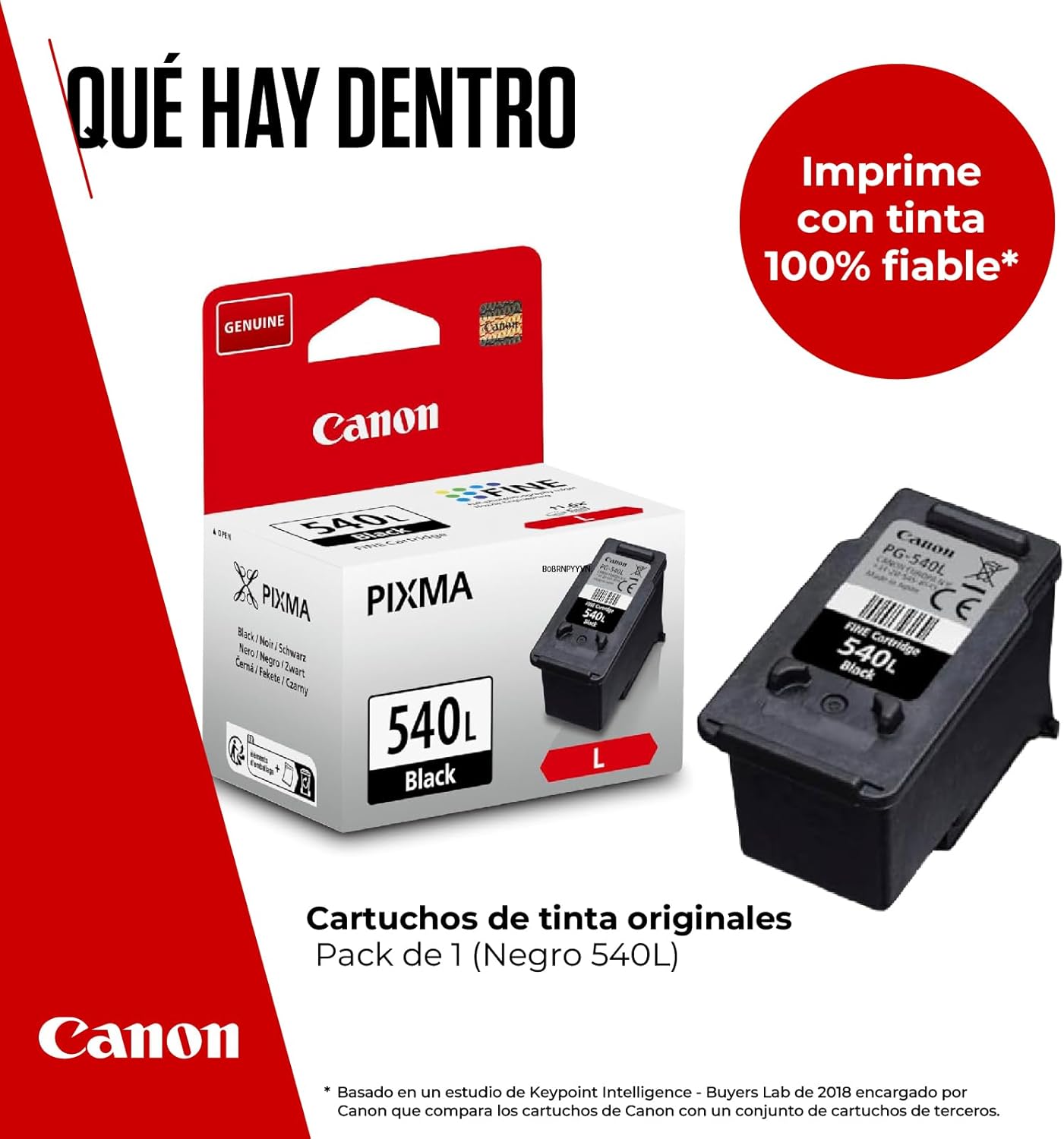 Tinteiro Original Canon PG-540L/ Preto - Imagem 2