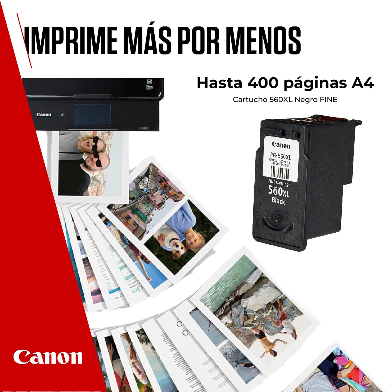 Tinteiro Original Canon PG-560XL Alta Capacidade/ Preto - Imagem 5