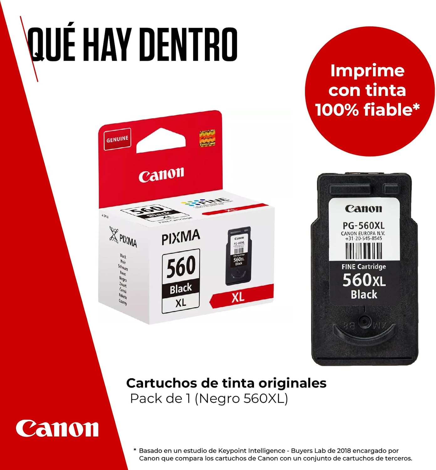 Tinteiro Original Canon PG-560XL Alta Capacidade/ Preto - Imagem 2