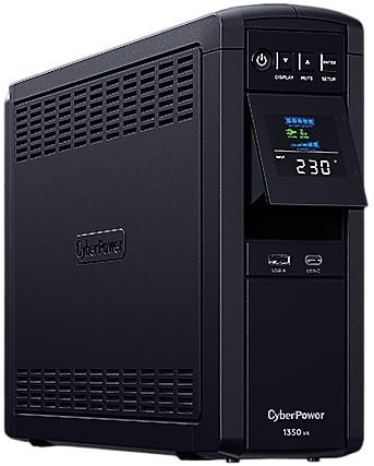 UPS Linha Interactiva Cyberpower CP1350EPFCLCD/ 1350VA-810W/ 6 Saídas/ Formato Torre - Imagem 3