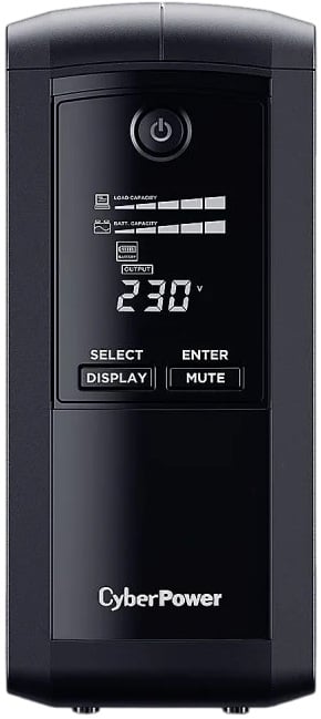 UPS Linha Interativa Cyberpower VP1000ELCD/ 1000VA-550W/ 4 Saídas/ Formato Torre - Imagem 2