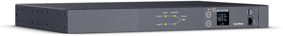 Unidade de Distribuição para Alimentação Cyberpower PDU24005/ 16A/ 2x IEC C19 - 8x IEC C13/ Formato RACK 1U - Imagem 3