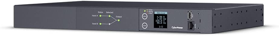 Unidade de Distribuição para Alimentação Cyberpower PDU24005/ 16A/ 2x IEC C19 - 8x IEC C13/ Formato RACK 1U - Imagem 2