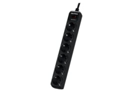 Régua de tomadas com interruptor Cyberpower B0620SC0-DE/ 6 Tomadas de corrente/ Cabo 1.8m/ Preta - Imagem 2