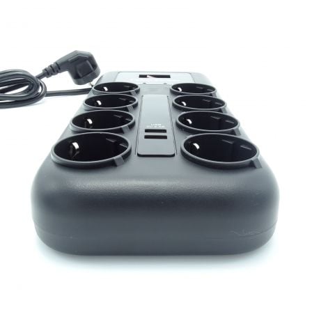 Régua de Alimentação Cyberpower P0820SUD0-DE/ 8 Tomadas/ 2 USB/ Cabo 1.8m/ Preta - Imagem 2