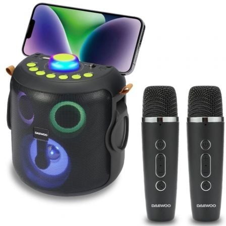 Coluna com Bluetooth Daewoo Karaoke DW3008/ 15W/ 1.0