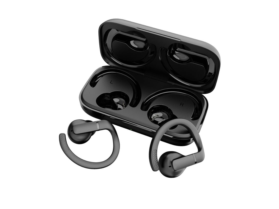 Auriculares Desportivos Bluetooth Daewoo DW2003 com estojo de carregamento/ Autonomia 8h/ Pretos - Imagem 3