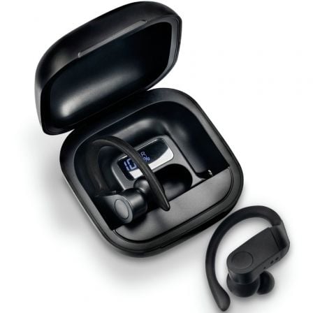 Auriculares Desportivos Bluetooth Daewoo TWS SPORT DW2012 com estojo de carregamento/ Autonomia 3h/ Pretos - Imagem 2