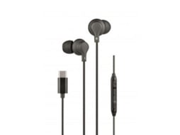 Auriculares Intra-auriculares Daewoo DW2015/ com Microfone/ USB Tipo-C/ Pretos - Imagem 2