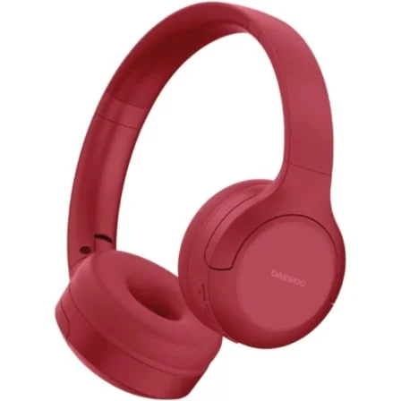 Auscultadores Bluetooth Daewoo DW2026 com Microfone Slot SD Autonomia 27h Vermelho