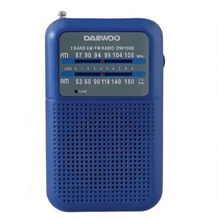 Rádio Portátil Daewoo DW1008/ Azul