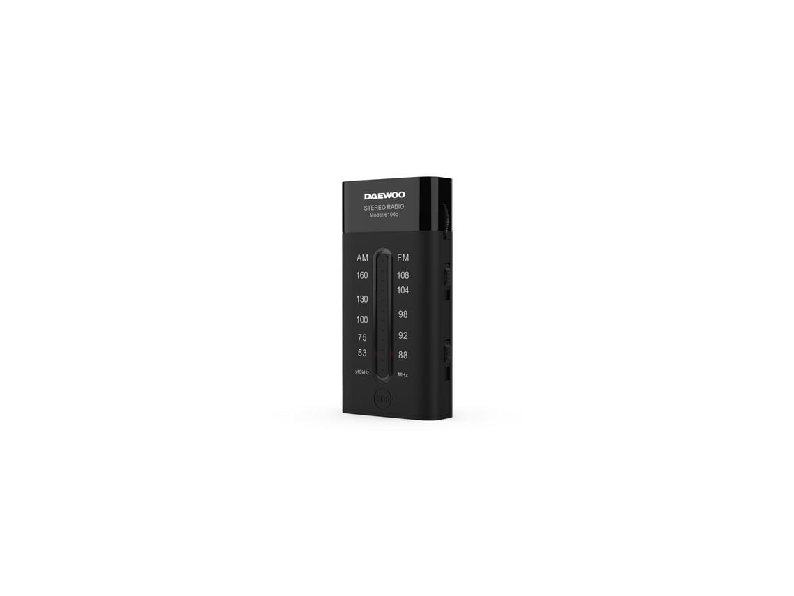 Rádio Portátil Daewoo DW1109/ Preta - Imagem 2