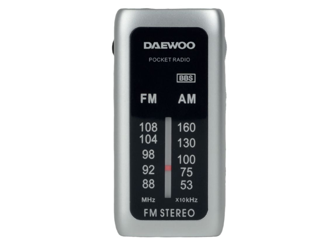 Rádio Portátil Daewoo DW1129/ Prata