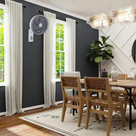 Ventilador de Parede Daewoo DW9011/ 80W/ 5 Pás 25cm/ 3 Velocidades - Imagem 4