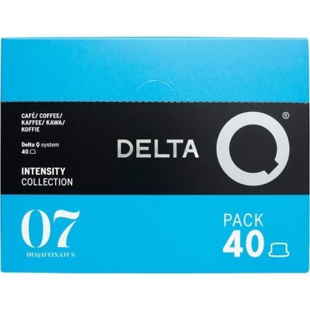 Cápsula Delta DeQafeinatus para máquinas de café Delta/ Caixa 40