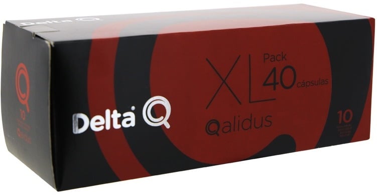 Cápsula Delta Qalidus para máquinas de café Delta/ Caixa de 40
