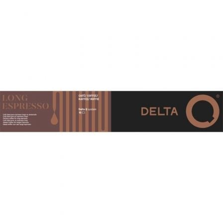 Cápsula Delta Q Q-Long Espresso para máquinas de café Delta/ Caixa de 10
