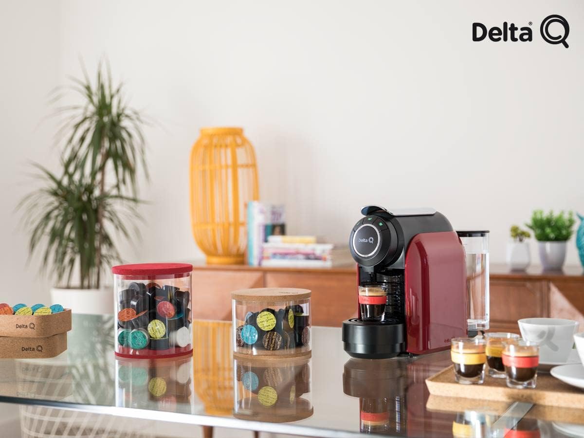 Máquina de Café de Cápsulas Delta Q Qool Evolution Automática Vermelha - Imagem 5