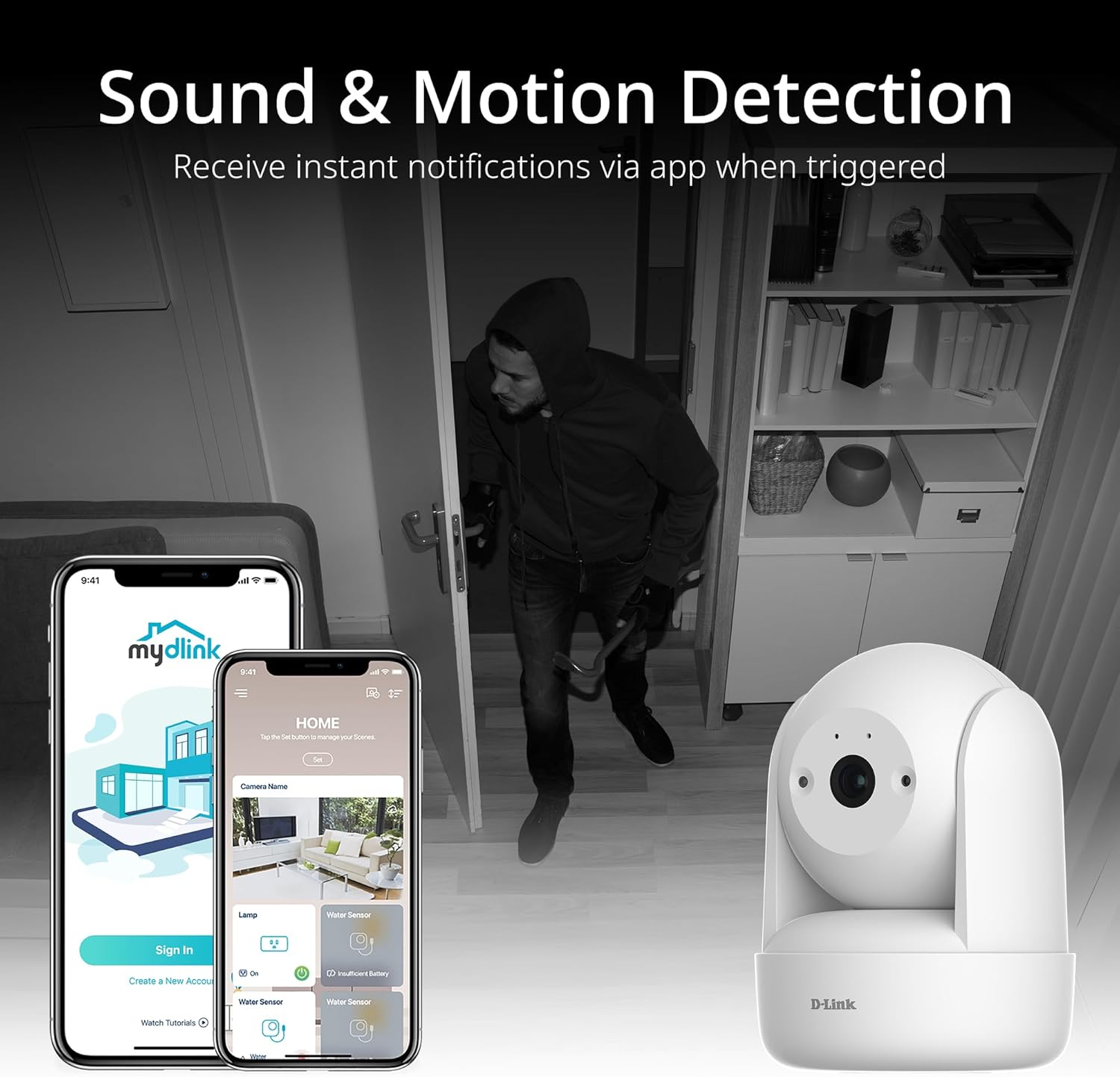 Câmara de Videovigilância D-Link DCS-6501LH/ Visão Noturna/ Controlo a partir de APP - Imagem 4