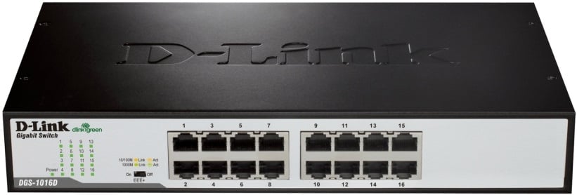 Switch D-Link DGS-1016D 16 Portas/ RJ-45 Gigabit 10/100/1000