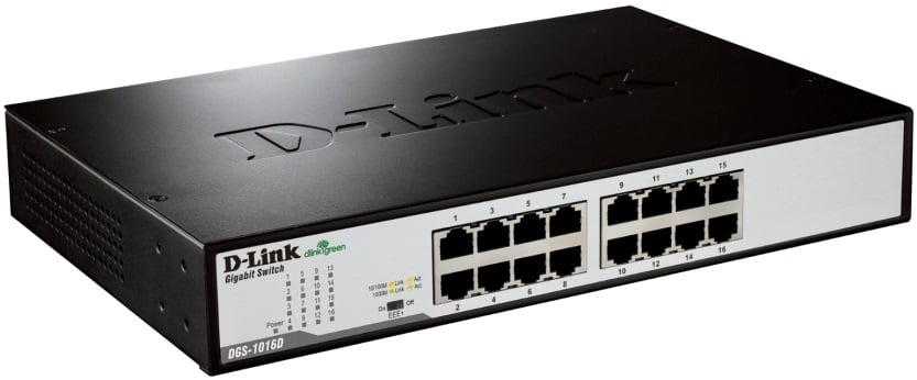 Switch D-Link DGS-1016D 16 Portas/ RJ-45 Gigabit 10/100/1000 - Imagem 2