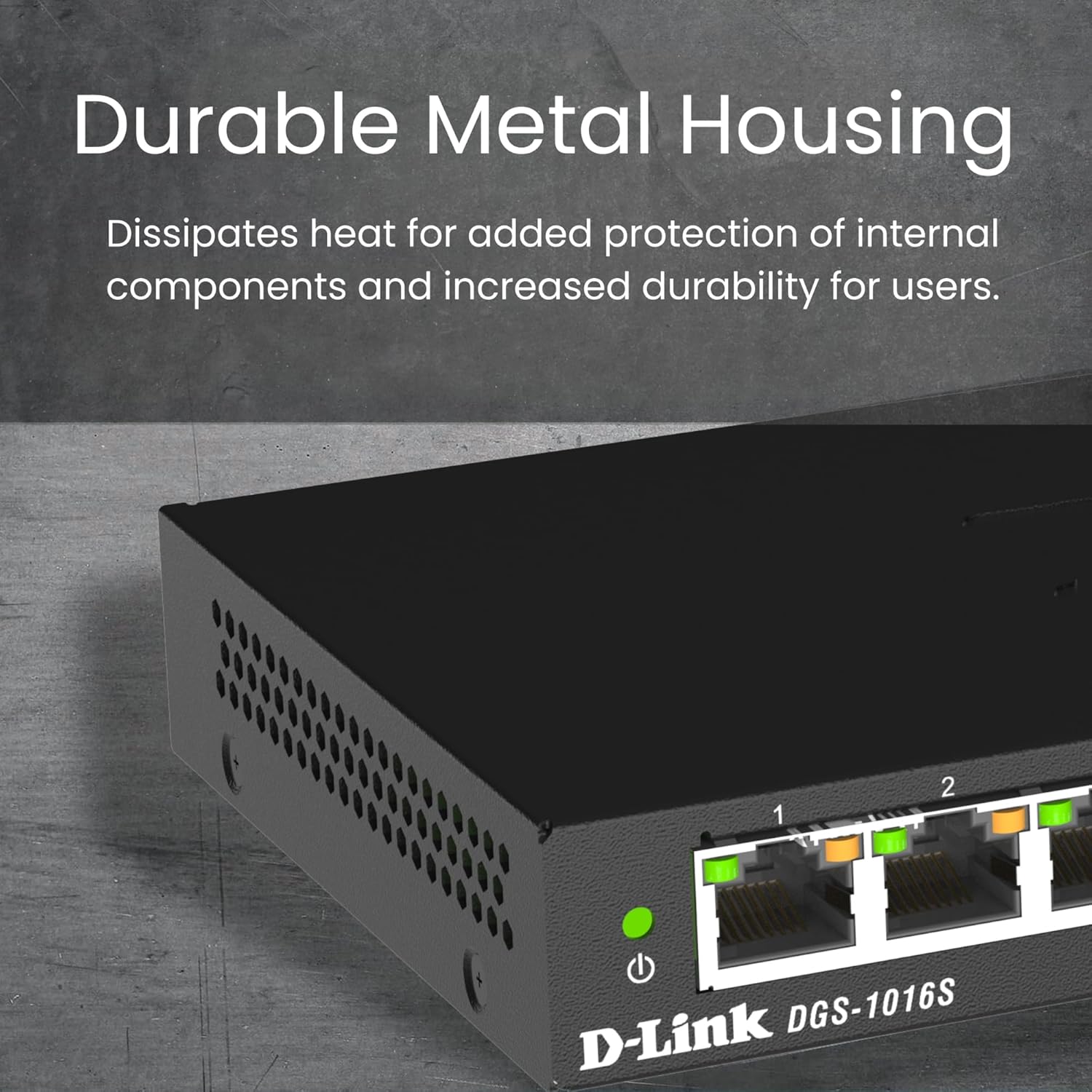 Switch D-Link DGS-1016S 16 Portas/ RJ-45 10/100/1000 - Imagem 4
