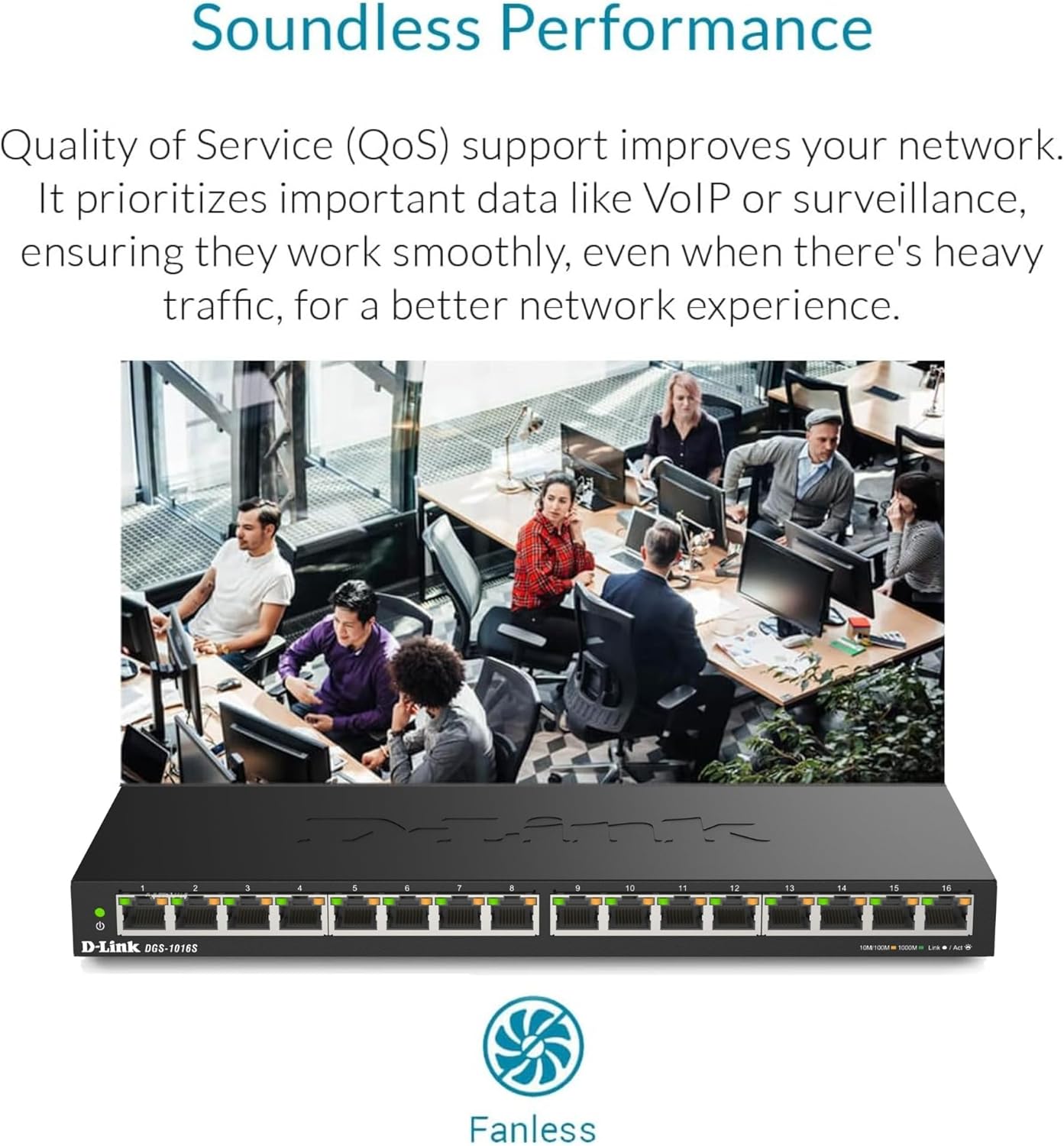 Switch D-Link DGS-1016S 16 Portas/ RJ-45 10/100/1000 - Imagem 5