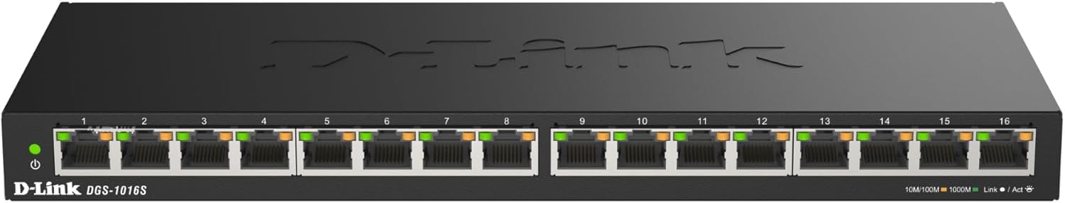 Switch D-Link DGS-1016S 16 Portas/ RJ-45 10/100/1000 - Imagem 7