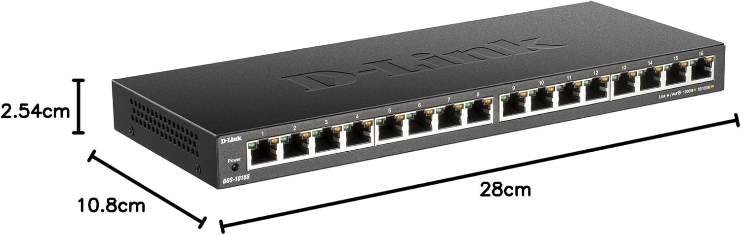 Switch D-Link DGS-1016S 16 Portas/ RJ-45 10/100/1000 - Imagem 9