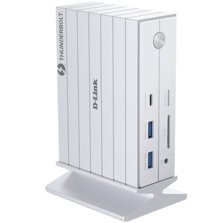 Docking Station D-Link DUF-E01 Thunderbolt 4 14-em-1 8K Triple 4K PD 140W 5x USB RJ45 Branco - Imagem 2