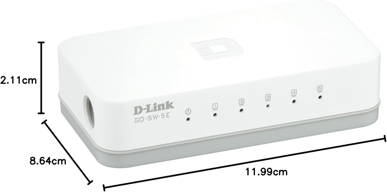 Switch D-Link GO-SW-5E 5 Portas/ RJ-45 10/100 - Imagem 4
