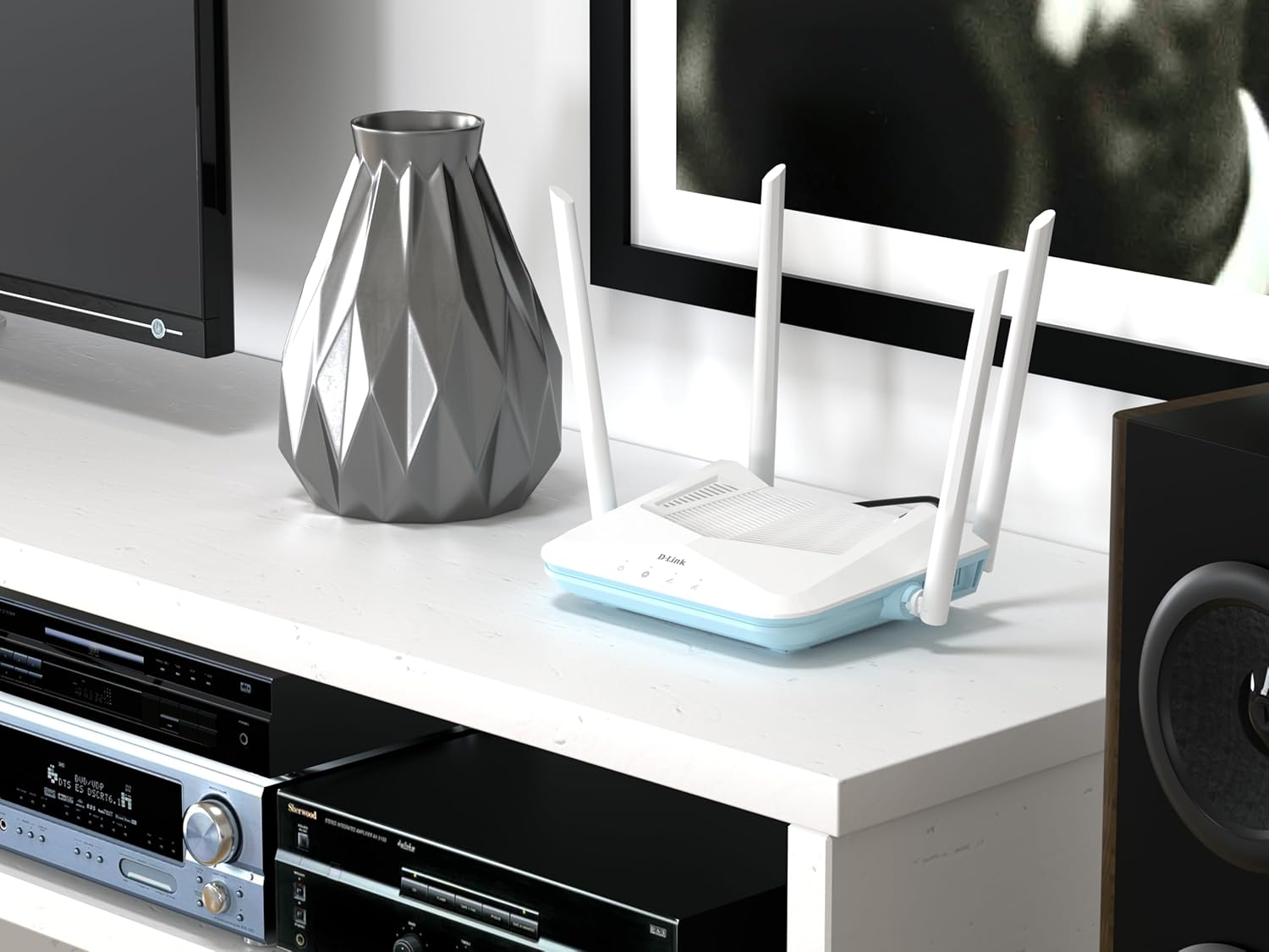 Router Sem Fios D-Link R15/E EAGLE PRO AI AX1500/ WiFi 6/ 1500Mbps/ 4 Antenas/ WiFi 802.11ax/ac/n/g/b/k/v/a/h - Imagem 6