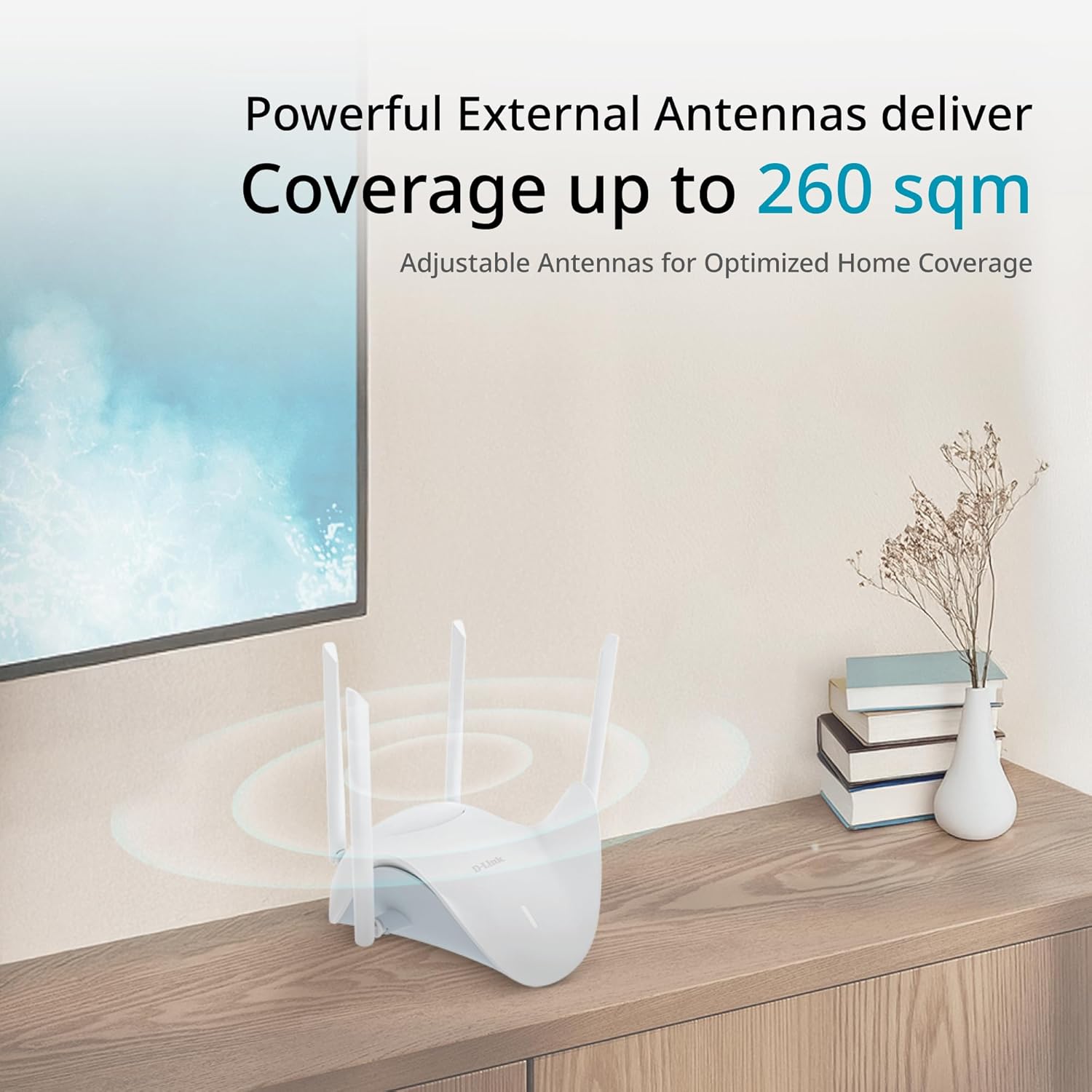 Router D-Link AQUILA PRO AI R36 WiFi 7 BE3600 3600Mbps Dual-Band MLO Portas 2.5G Branco - Imagem 6