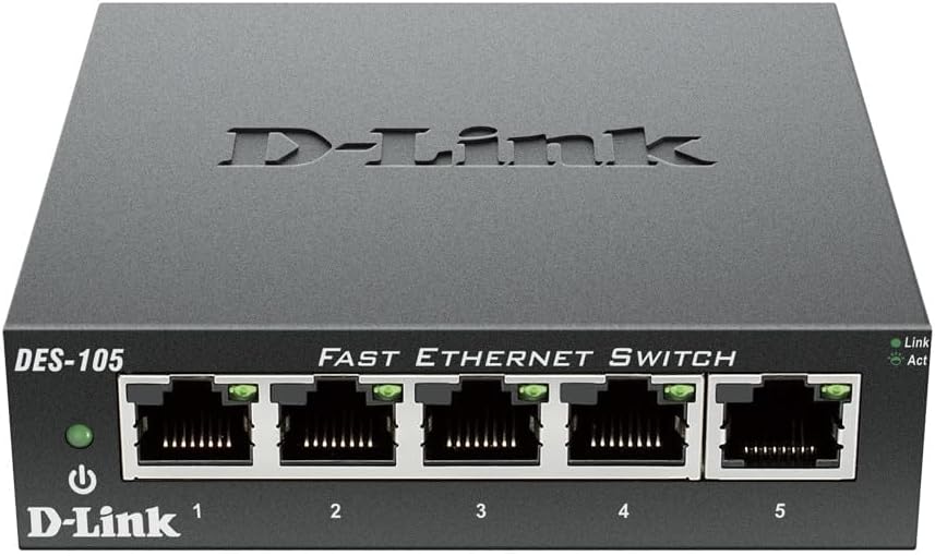 Switch D-Link DES-105 5 Portas/ RJ-45 10/100 - Imagem 1