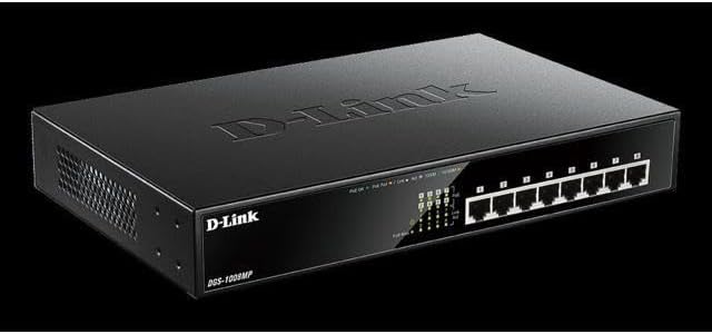 Switch D-Link DGS-1008MP 8 Portas/ RJ-45 10/100/1000 POE - Imagem 4
