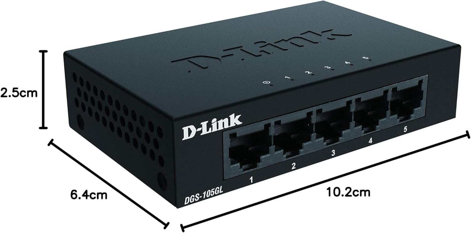 Switch D-Link DGS-105GL 5 Portas/ RJ-45 10/100/1000 - Imagem 5
