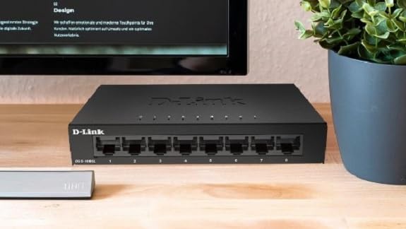 Switch D-Link DGS-108GL 8 Portas/ RJ-45 10/100/1000 - Imagem 2