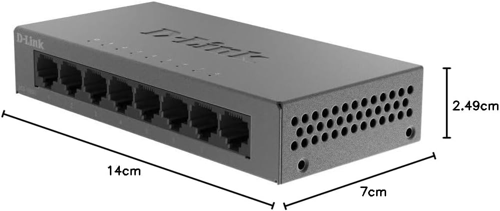Switch D-Link DGS-108GL 8 Portas/ RJ-45 10/100/1000 - Imagem 8
