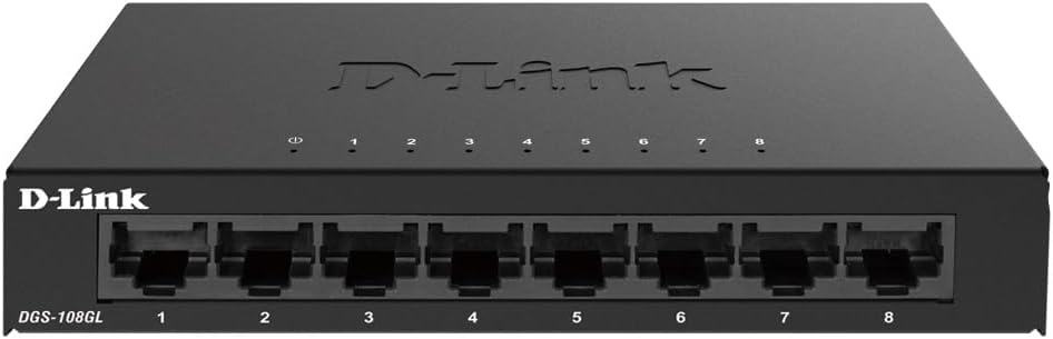 Switch D-Link DGS-108GL 8 Portas/ RJ-45 10/100/1000