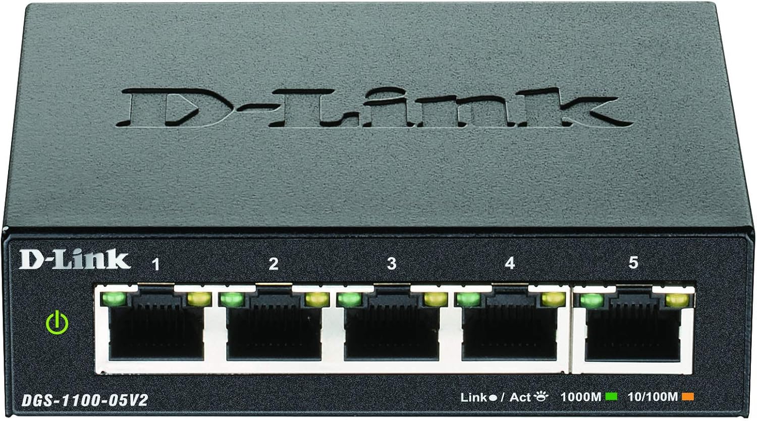Switch D-Link DGS-1100-05V2 5 Portas/ RJ-45 10/100/1000