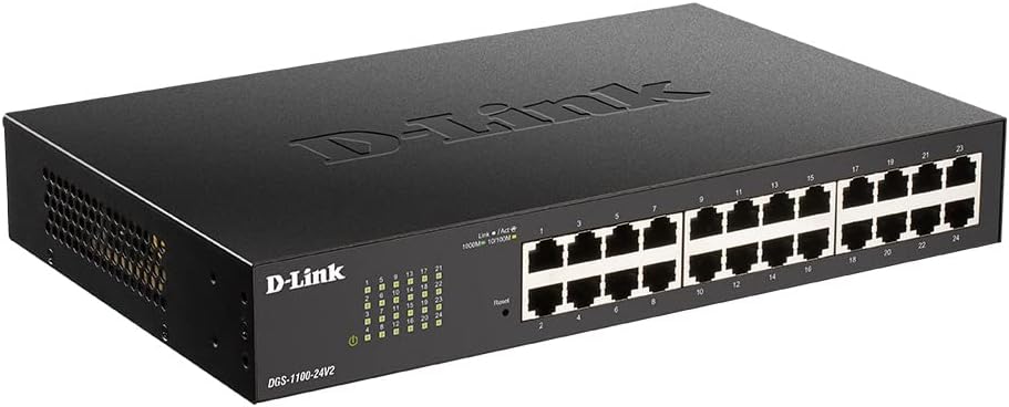 Switch Gerível D-Link DGS-1100-24V2 24 Portas/ RJ-45 Gigabit 10/100/1000 - Imagem 2