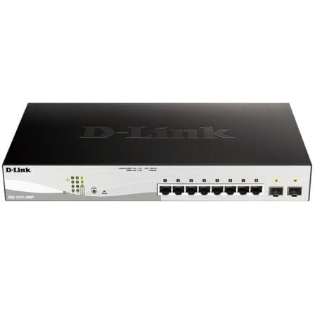 Switch D-Link DGS-1210-10MP Smart Managed 10 Portas Gigabit 8x PoE 130W 2x SFP