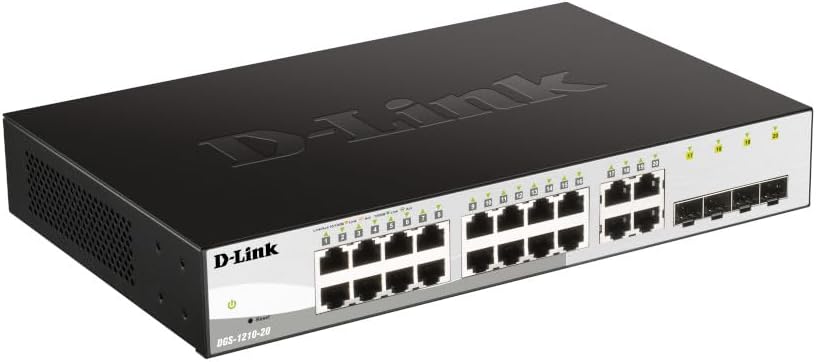 Switch D-Link DGS-1210-20/ 20 Portas/ RJ45 10/100/1000/ SFP - Imagem 3